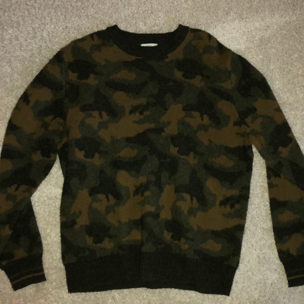 Canvas Camo wool sweater